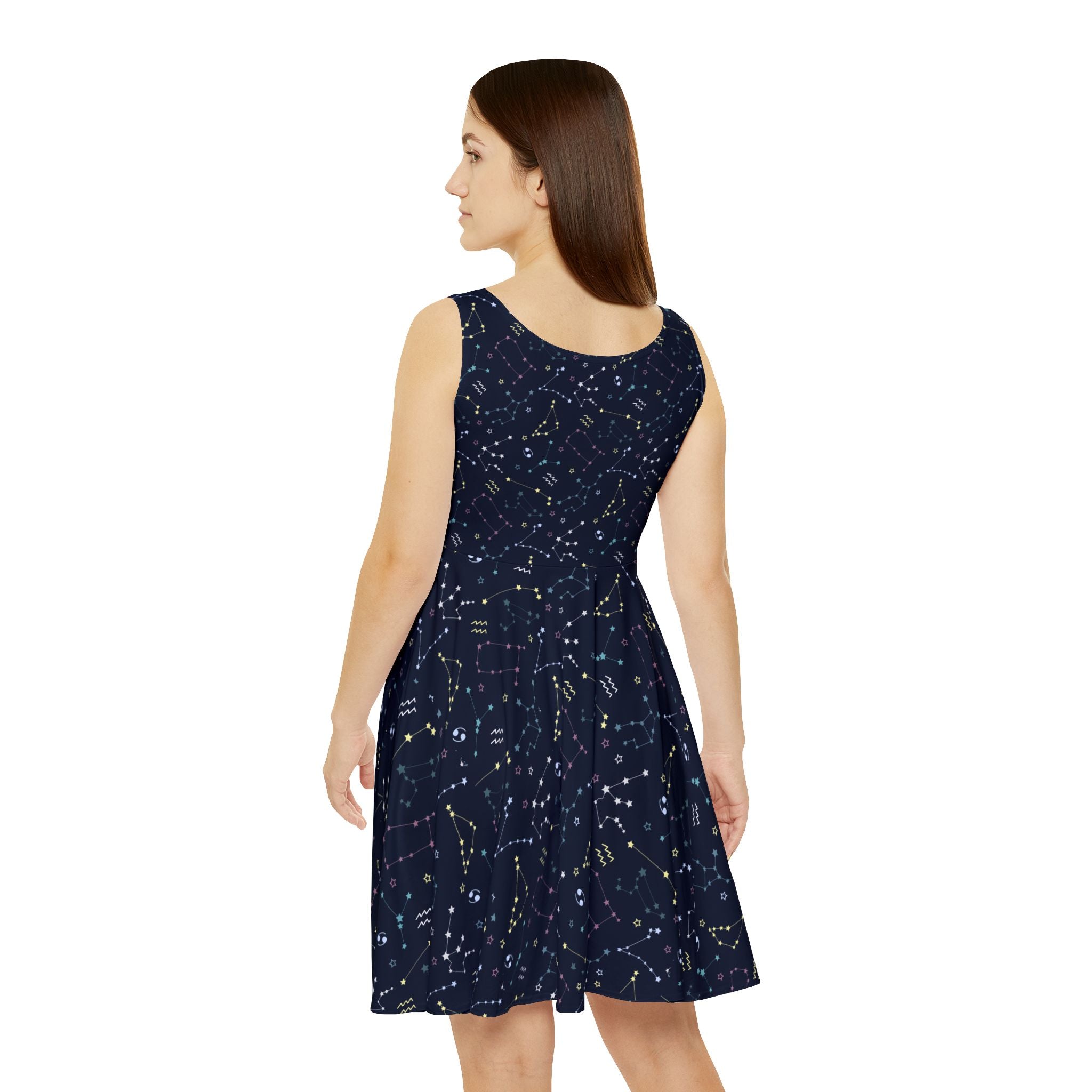 Night Sky Constellation Teacher Skater Dress | STEM & Science Teacher Outfit