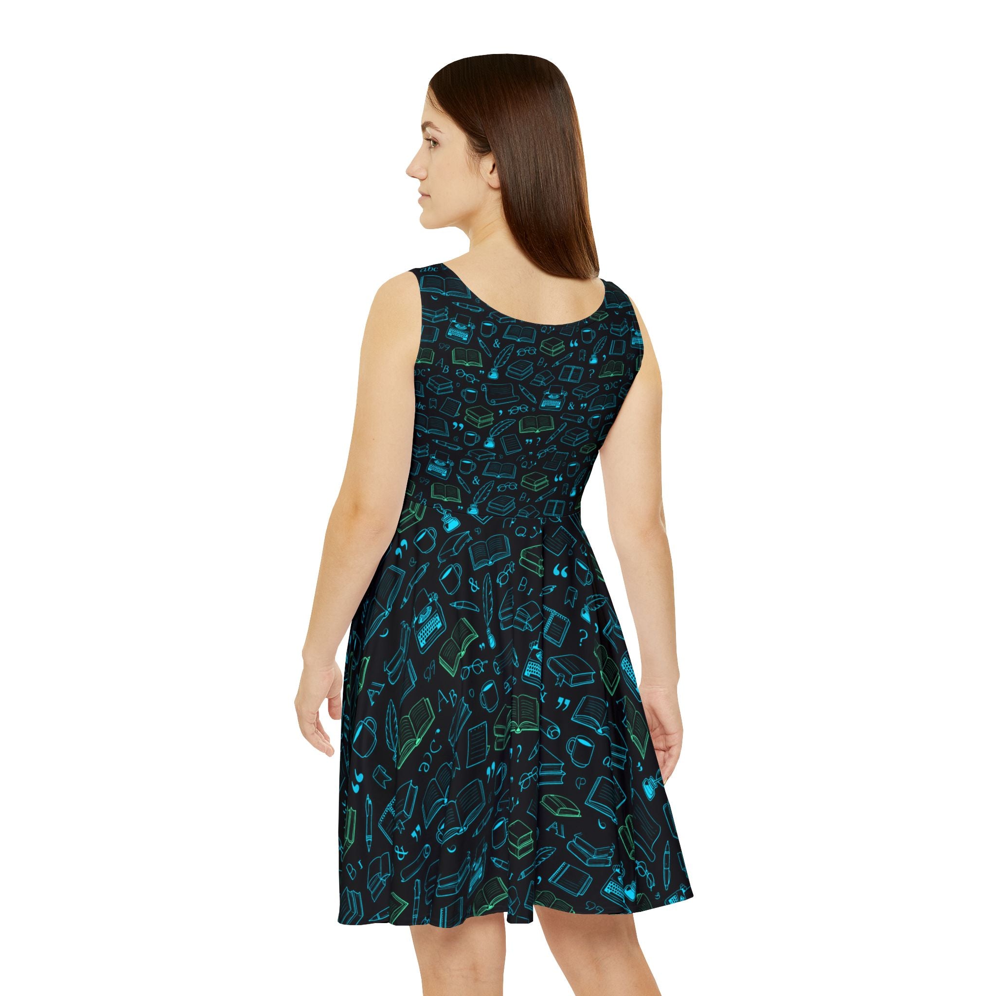 English Teacher Skater Dress | Bookish Librarian Outfit & Book Lover Dress