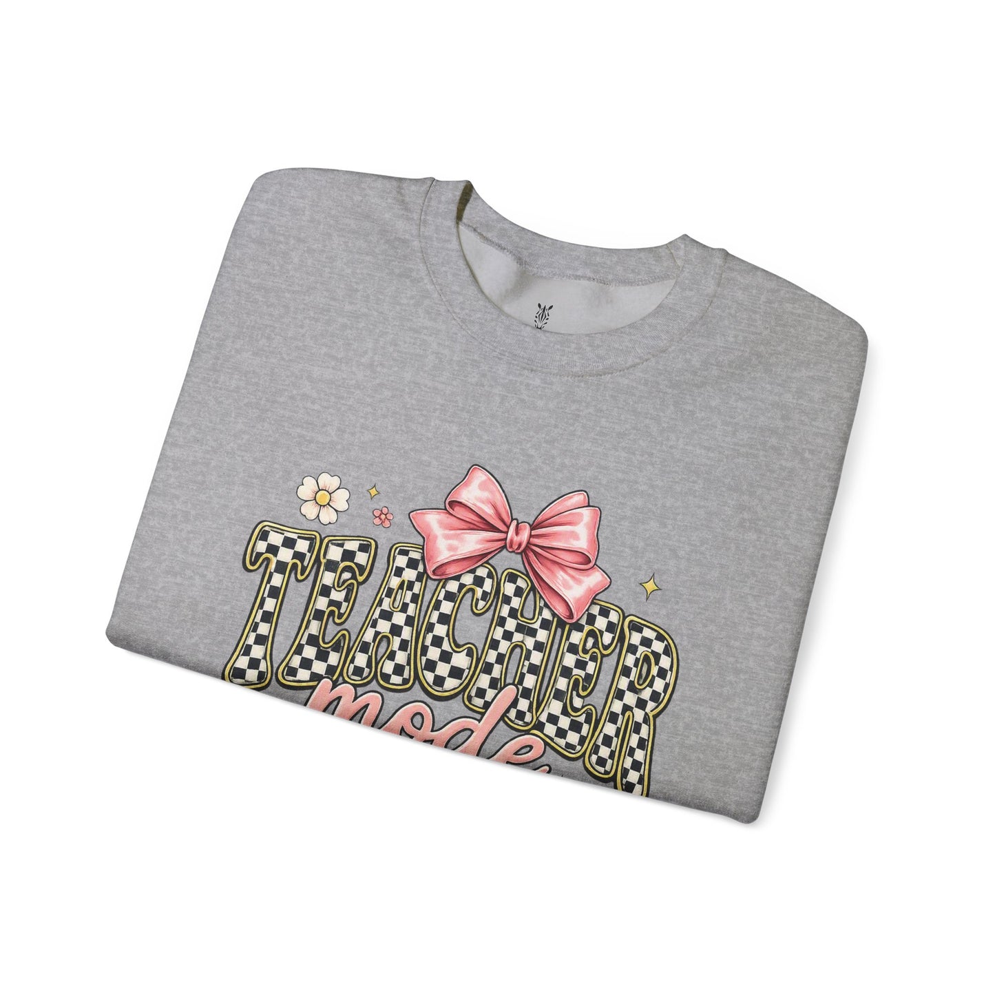 Sweatshirt — 'Tumblr Mode On' Pink Bow Graphic Crewneck
