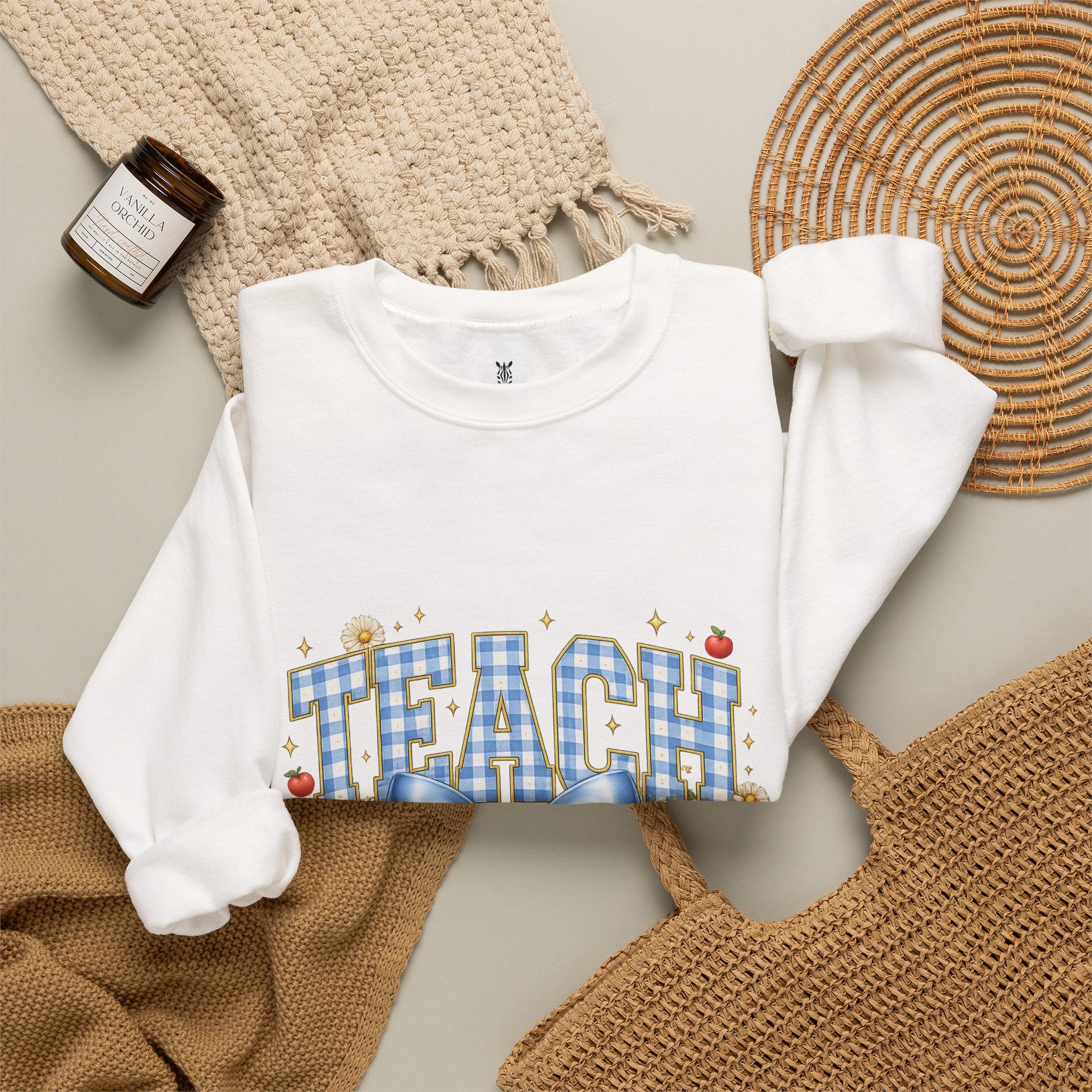 Teacher Crewneck Sweatshirt – Bold Statement Design