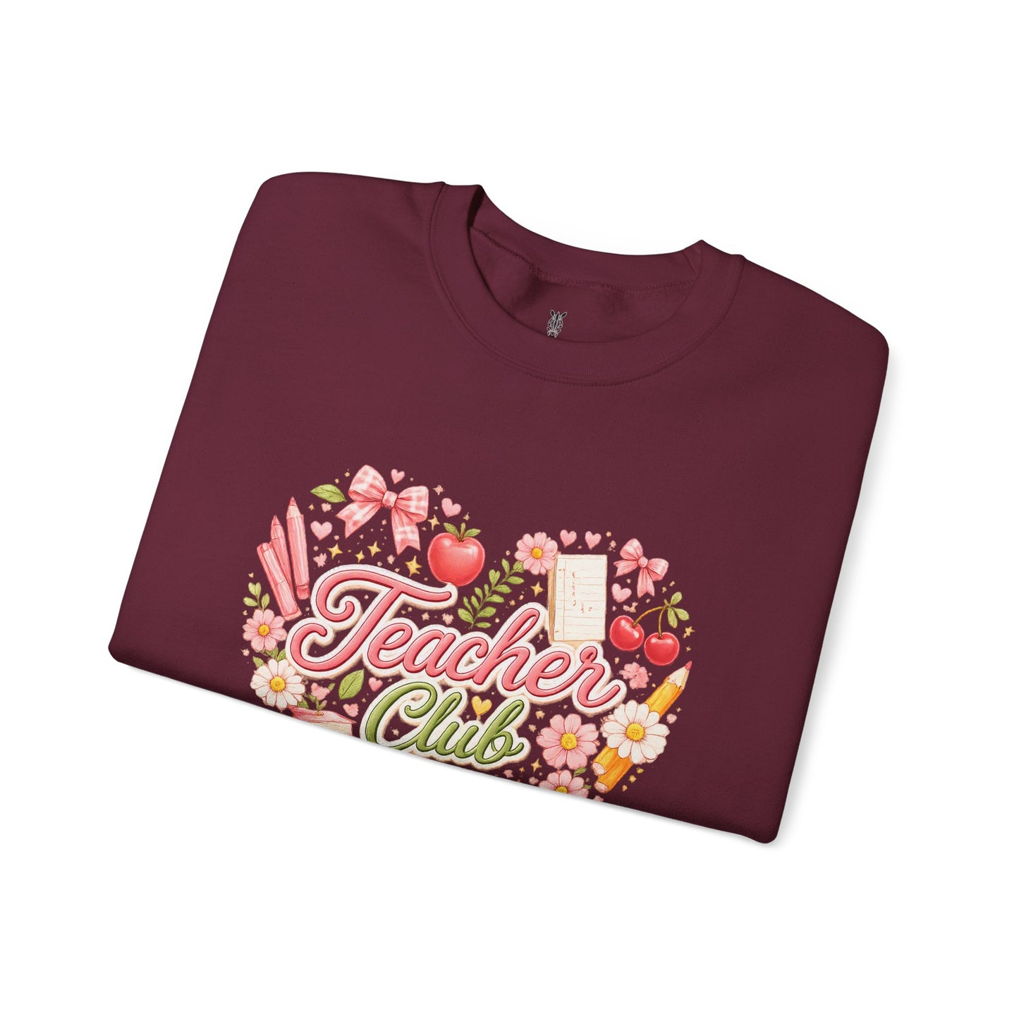 5th Grade Teacher Crewneck Sweatshirt – Teacher Club Heart Design