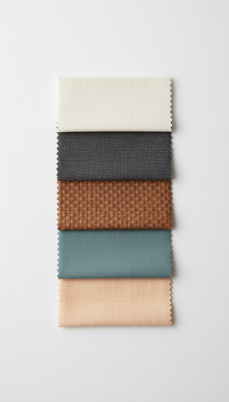 Japanese Silk-Cotton Swatch Card